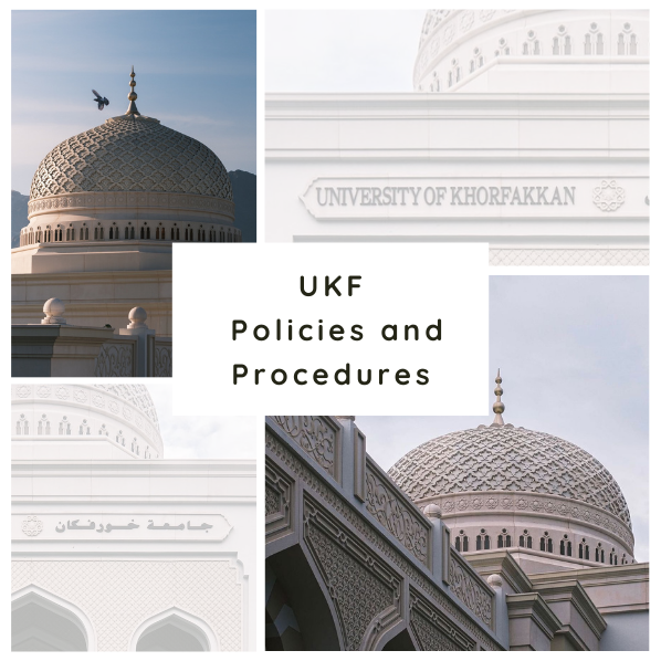UKF Policies and Procedures