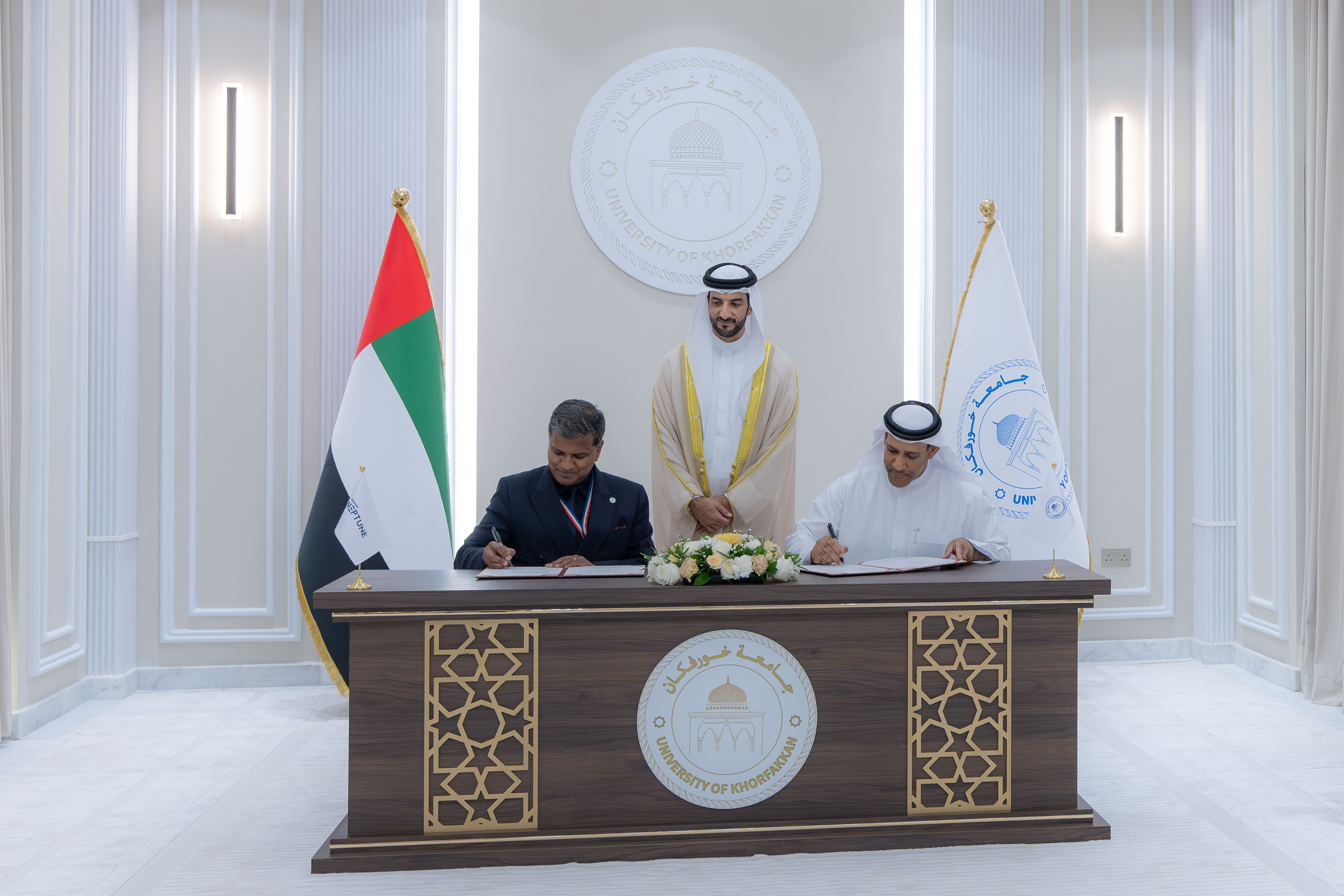 Sultan bin Ahmed witnesses three strategic MoUs at UKF