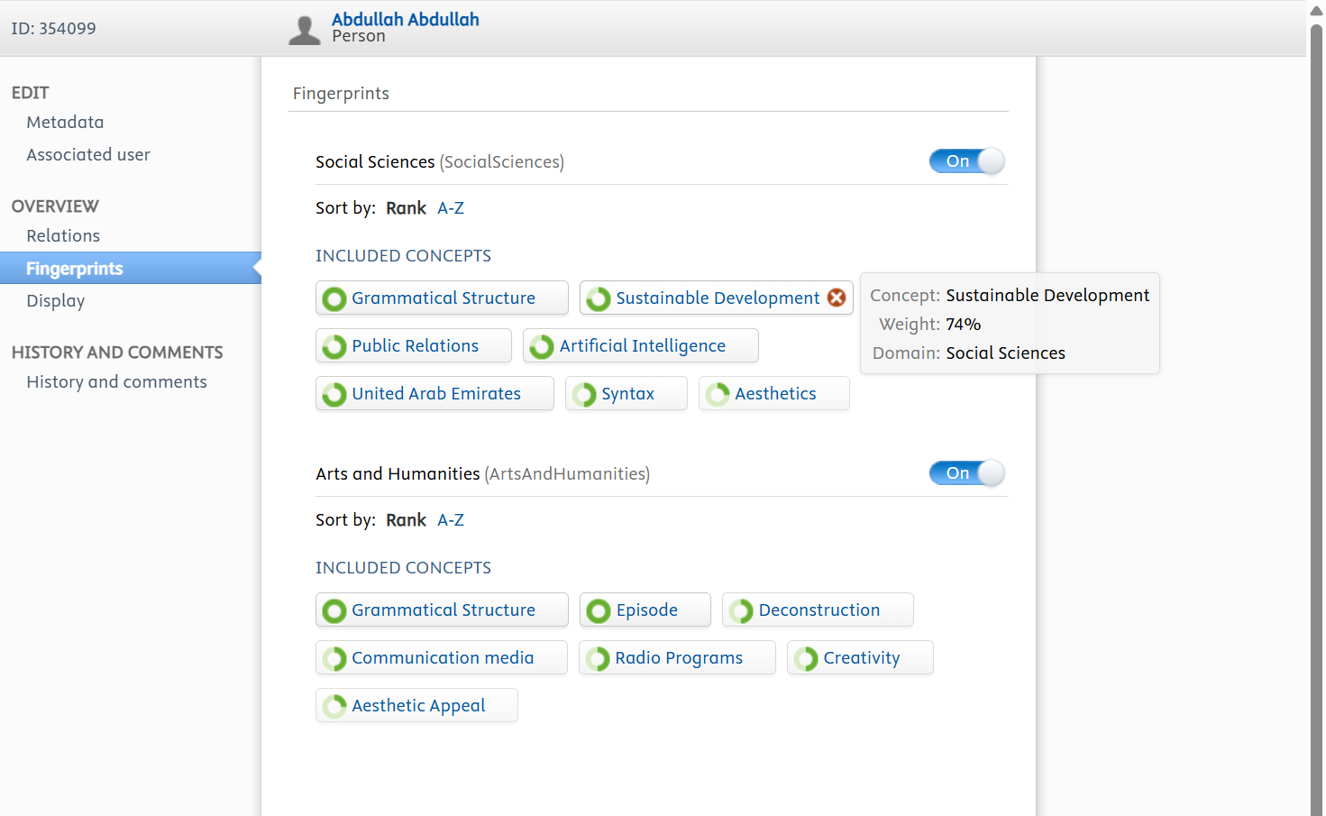 Research expertise and keywords — UKF Profiles and Research Repository ...